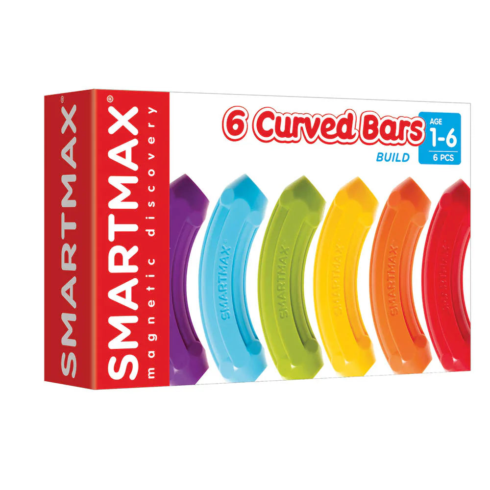 Cutia jucăriei magnetice SmartMax: 6 Curved Bars